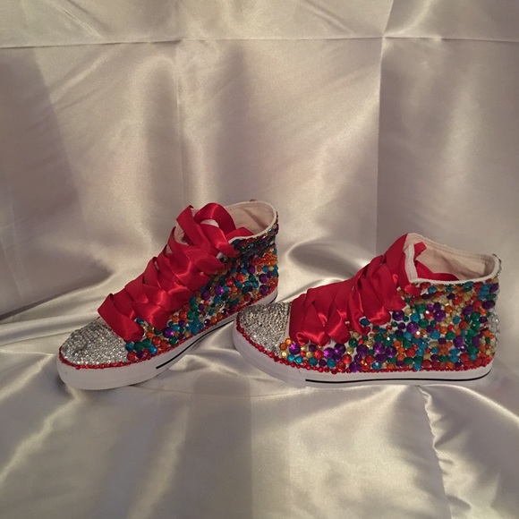New Custom Rhinestone sneakers. - Picture 4 of 4